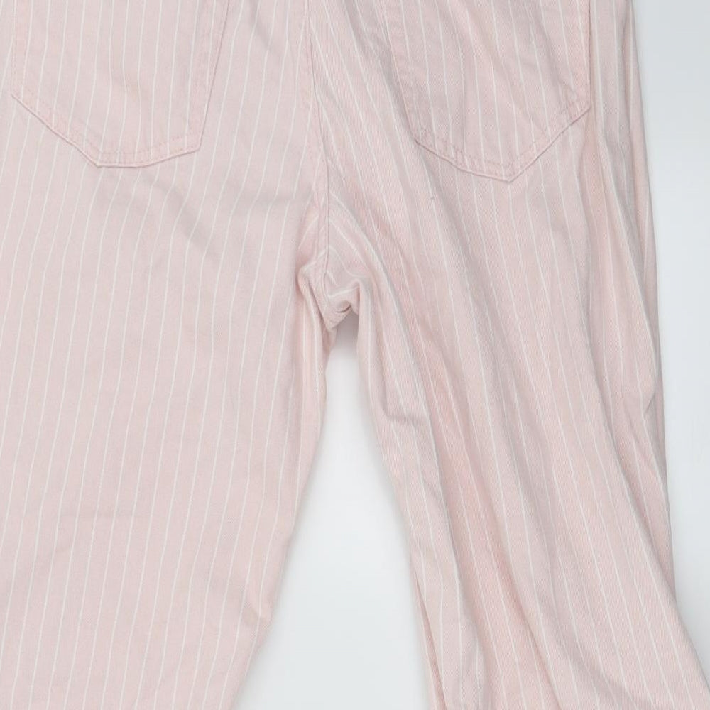 Topshop Womens Pink Straight Jeans Size 30 in L23 in