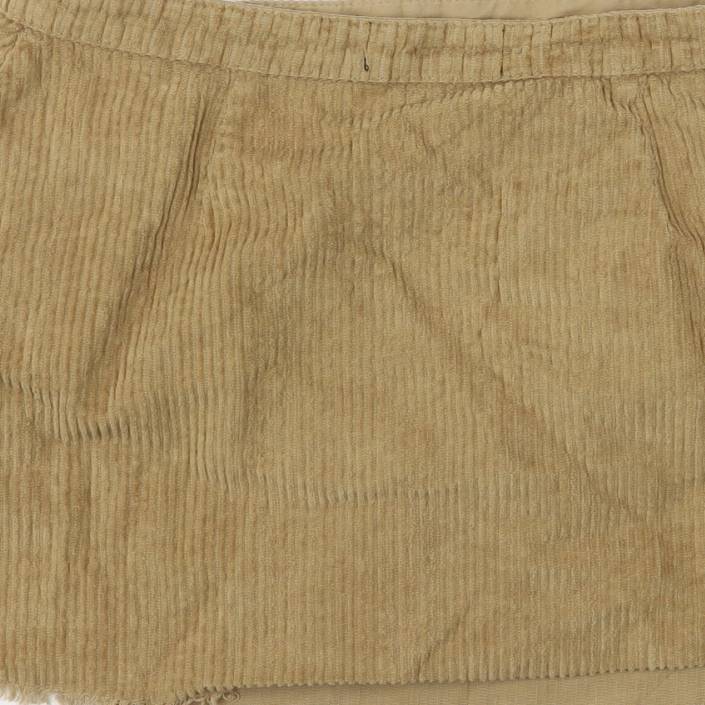 BDG Womens Brown Corduroy Wrap Skirt Size M
