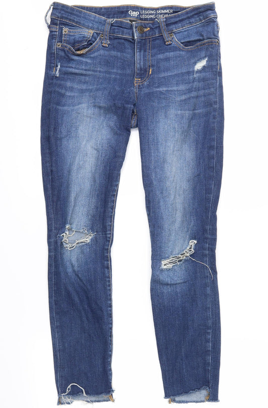 Womens UK Size 6 Gap Regular Fit Skinny Blue Jeans