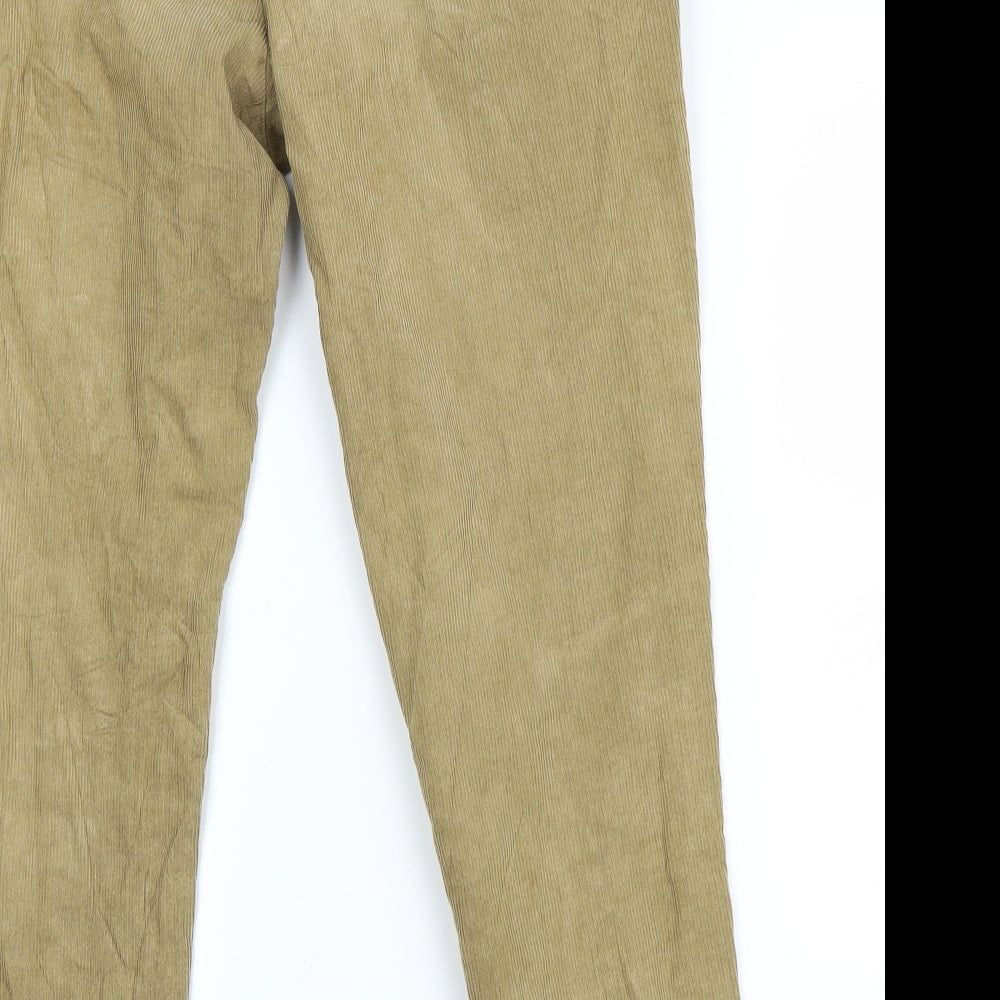 Womens UK Size 36 Marks and Spencer Regular Fit Chino Beige Trousers
