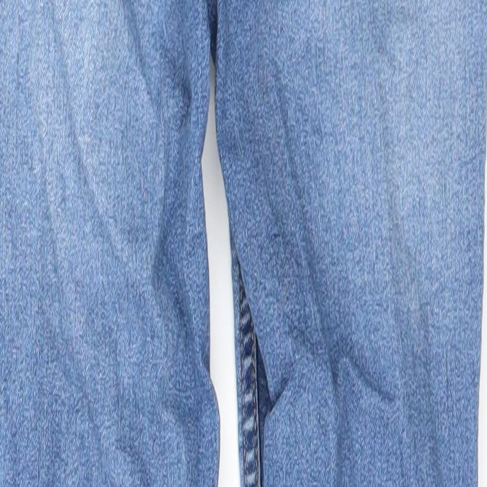 Womens UK Size 4 H&M Regular Fit Skinny Blue Jeans