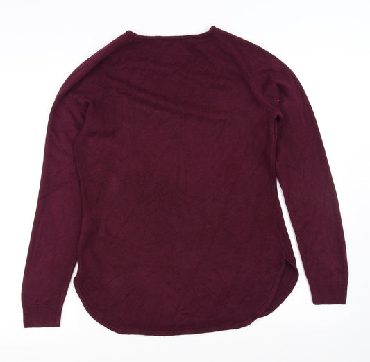Vida Vi Womens Purple Pullover Jumper Size M