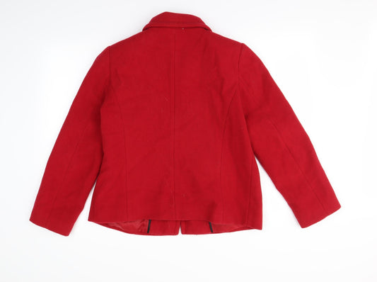 BM Womens Red Jacket Size 12