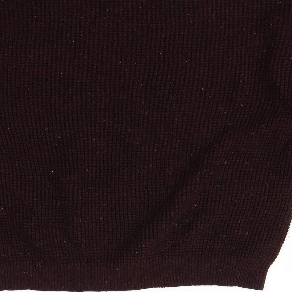 Cedar Wood State Mens Purple Pullover Jumper Size M