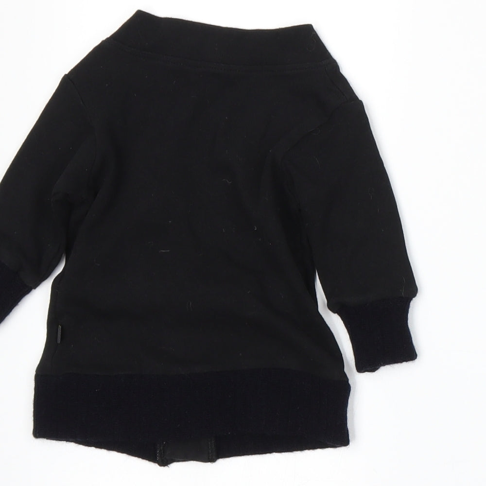 electrik kidz Boys Black Knit Cardigan Jumper Size 0-3 Months