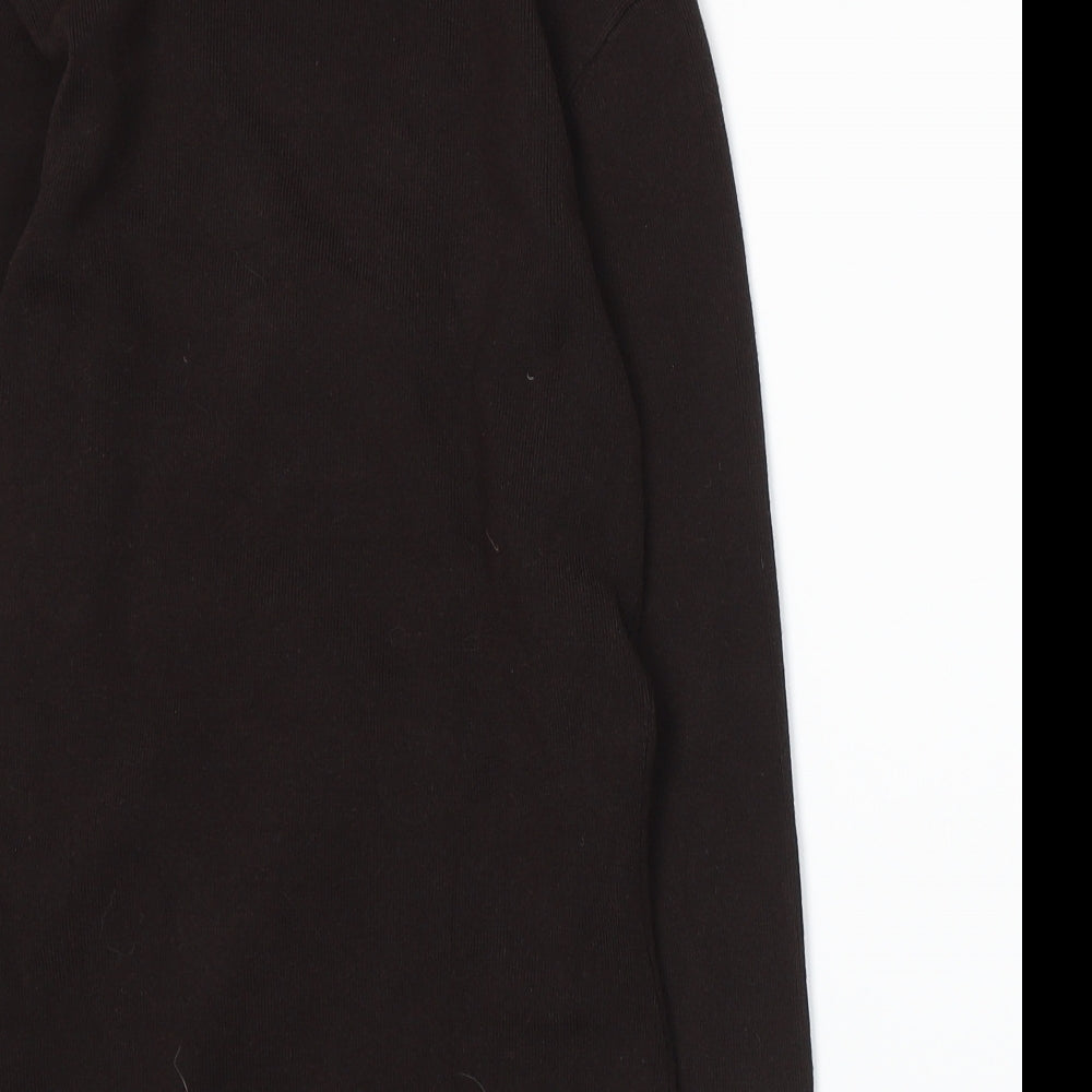 CMD Womens Brown Knit Pullover Jumper Size 10