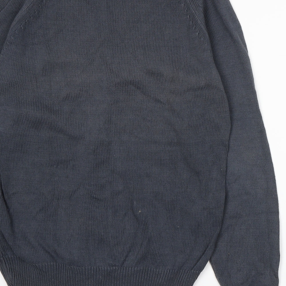 French Connection Mens Blue Knit Pullover Jumper Size M