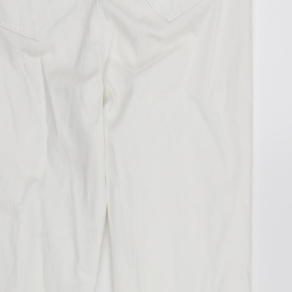 Denim & Co. Womens White Skinny Jeans Size 10 L27 in