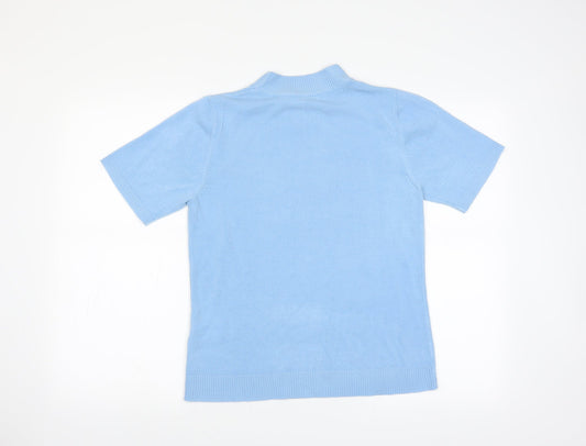 Preworn Womens Blue Pullover Jumper Size 10