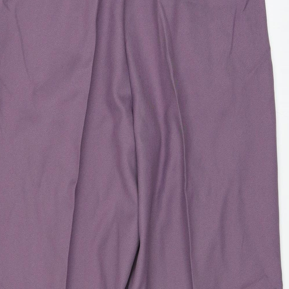 Womens UK Size 18 slimma Regular Fit Purple Trousers