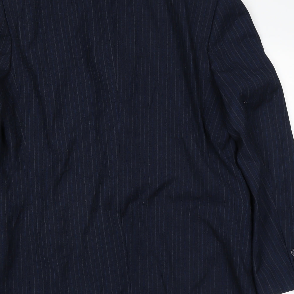 Mens UK Size 40 Greenwoods Regular Blue Suit Jacket