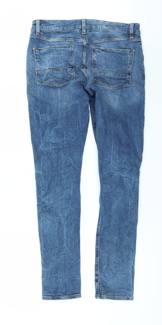 ASOS Womens Blue  Denim Skinny Jeans Size 33 in L32 in
