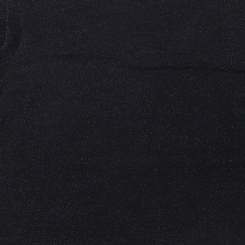 Womens UK Size M H&M Black Basic Blouse