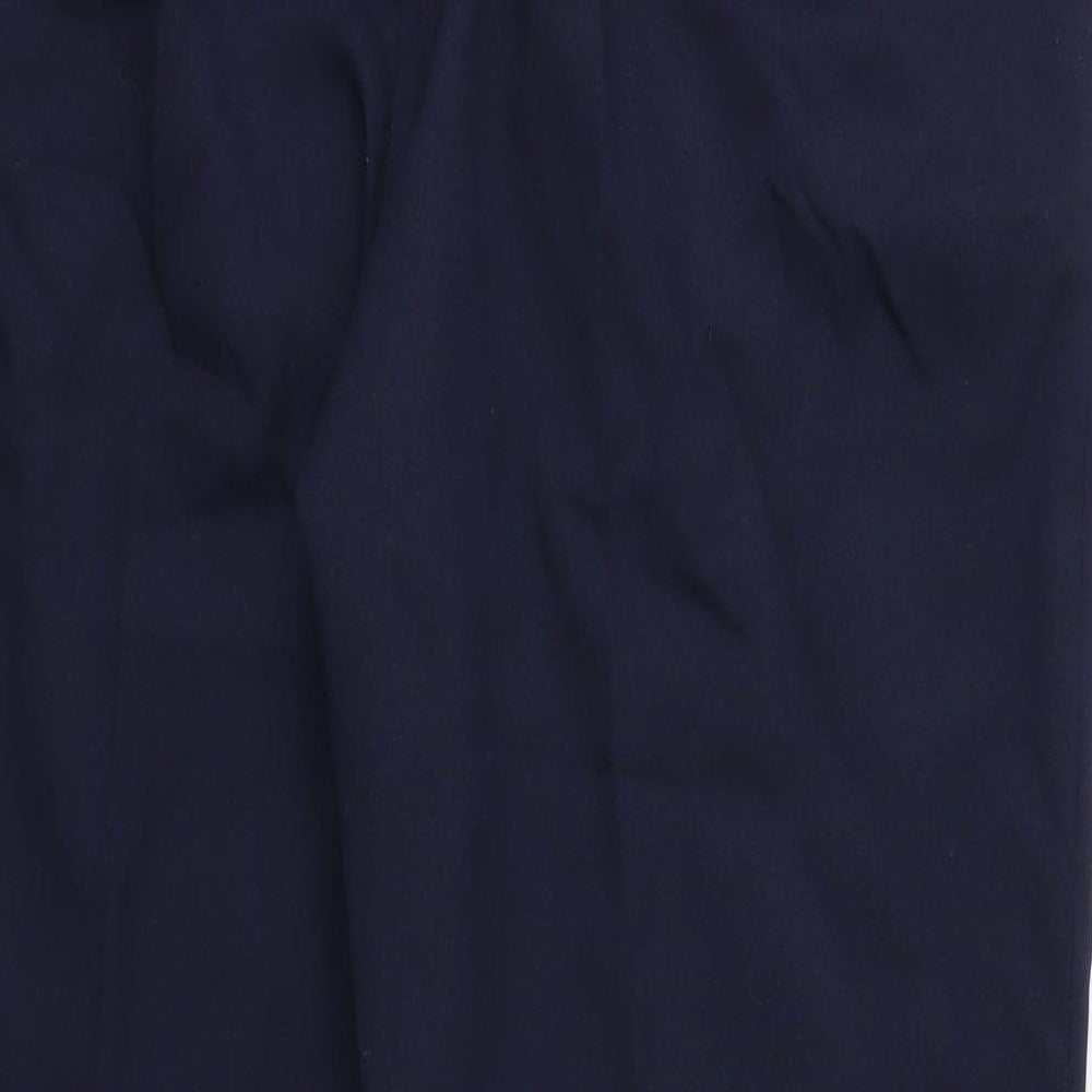 Anthology Womens Blue Rayon Trousers Size 16 L27 in