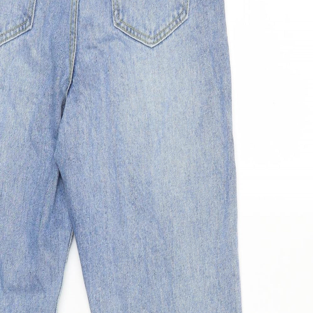 SheIn Womens Blue Denim Straight Jeans Size M L27 in