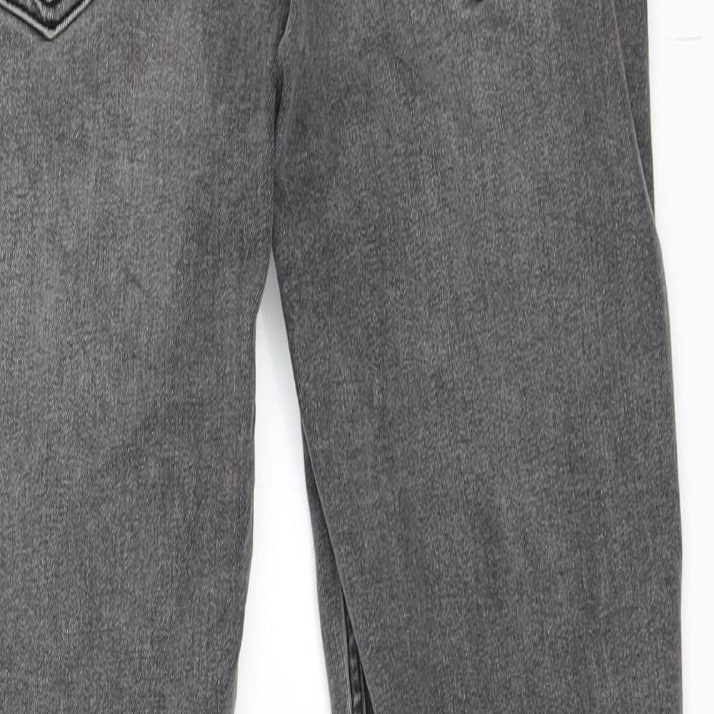 Topshop Womens Grey Denim Skinny Jeans Size 25 in L30 in