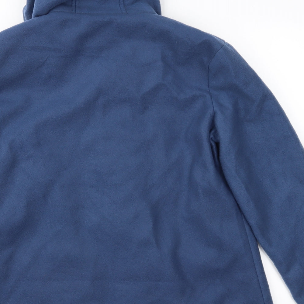 Womens UK Size S Anne De Lancay Blue Parka Coat