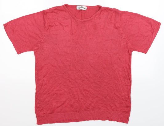 Berkertex Womens Pink Knit Pullover Jumper Size 14