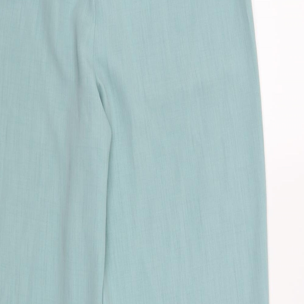 Womens UK Size 12 BHS Regular Fit Blue Trousers