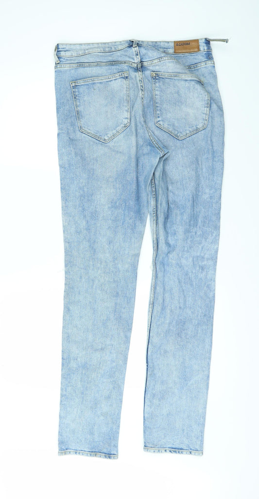 Mens UK Size 31 in H&M Regular Fit Straight Blue Jeans