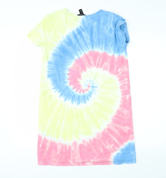 FOREVER 21 Womens Multicoloured Basic T-Shirt Size S