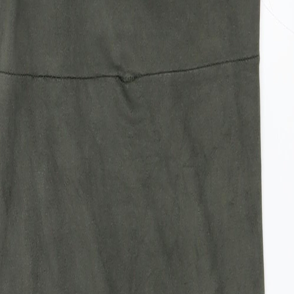 PRETTYLITTLETHING Womens Green A-Line Size 10