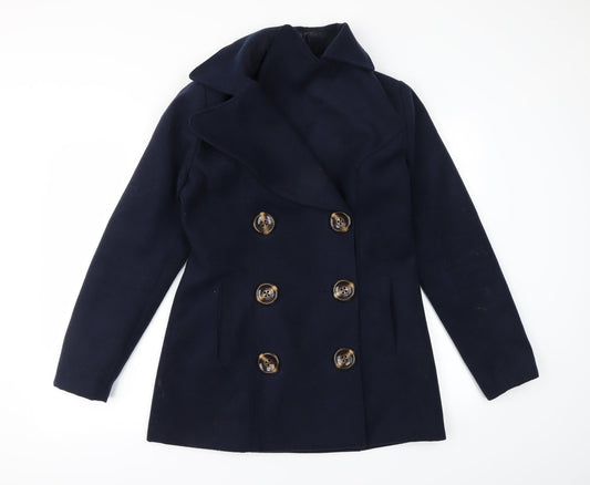 South Womens Blue Jacket Coat Size 12