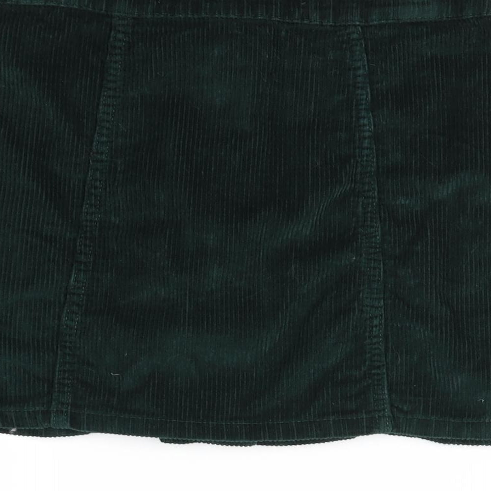 denim&co Womens Green Mini Skirt Size 6