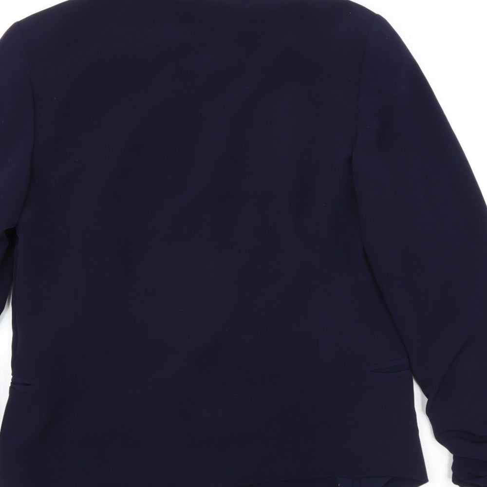 New Look Womens Blue Jacket Suit Jacket Size 10