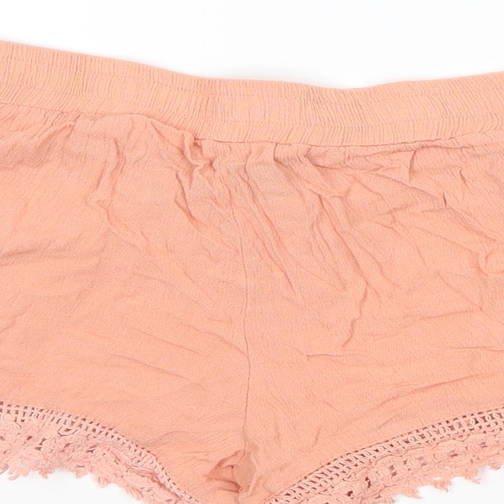 Atmosphere Womens Orange Bermuda Shorts Size 4