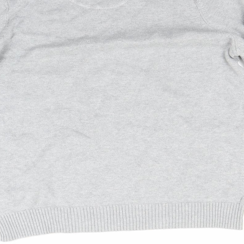 Blue Harbour Mens Grey Pullover Jumper Size S
