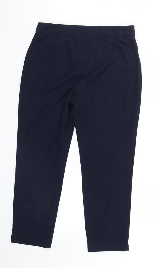 George Womens Blue Trousers Size 14 L28 in