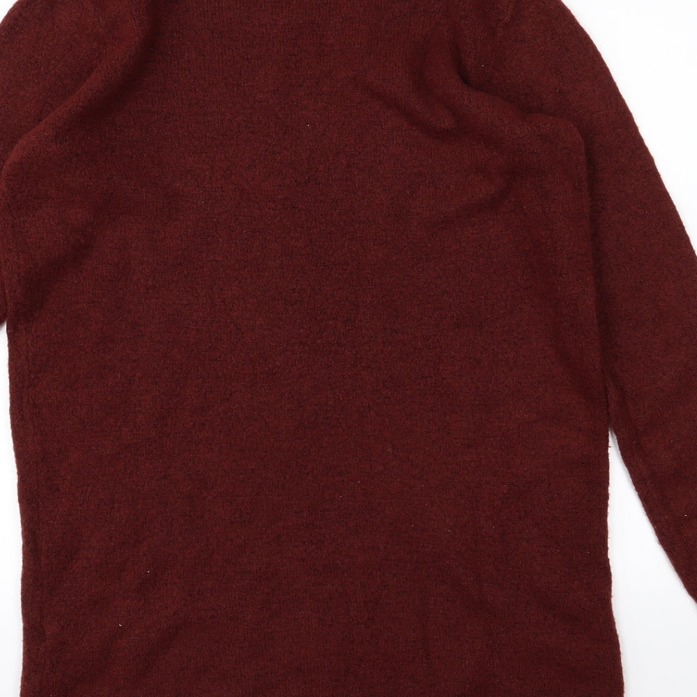 FOREVER 21 Womens Red Knit Jumper Dress Size M
