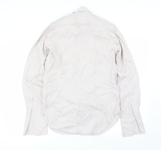 Truzzi Mens Red Check Button-Up Size 38