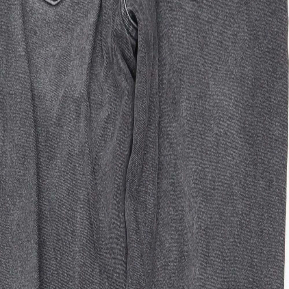 Zara Womens Black Straight Jeans Size 6 L27 in