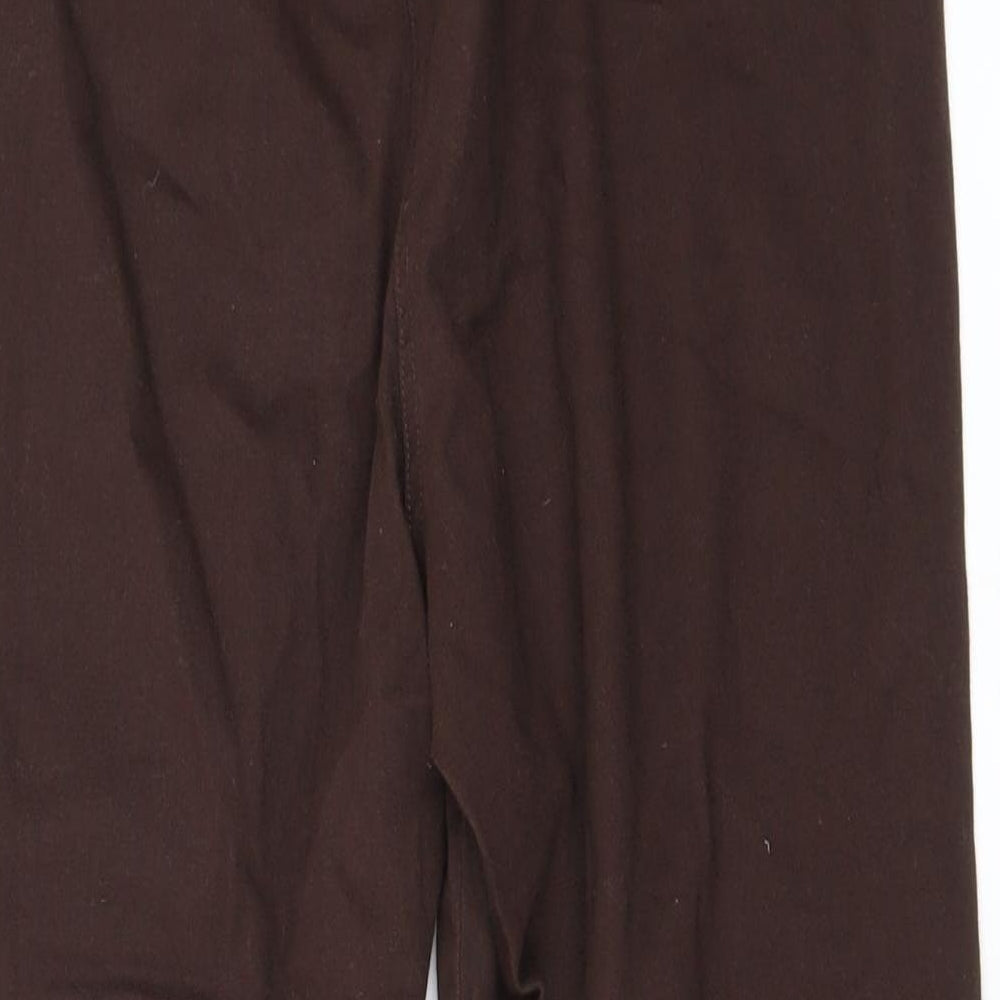 BM Womens Brown Trousers Size 12 L22 in