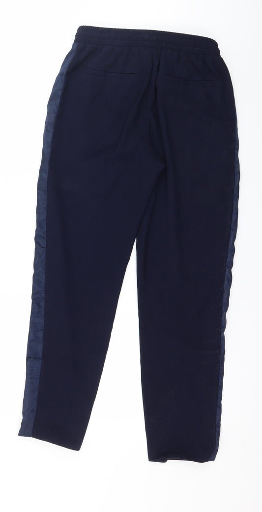 Topshop Womens Blue Trousers Size 6 L27 in