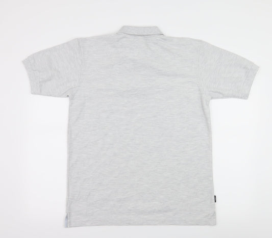 Umbro Mens Grey Jersey Polo Size M