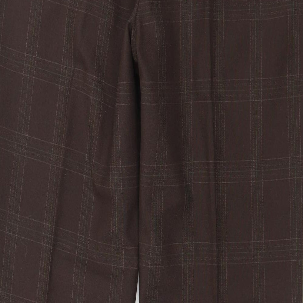Womens UK Size 32 in Preworn Regular Fit Brown Trousers