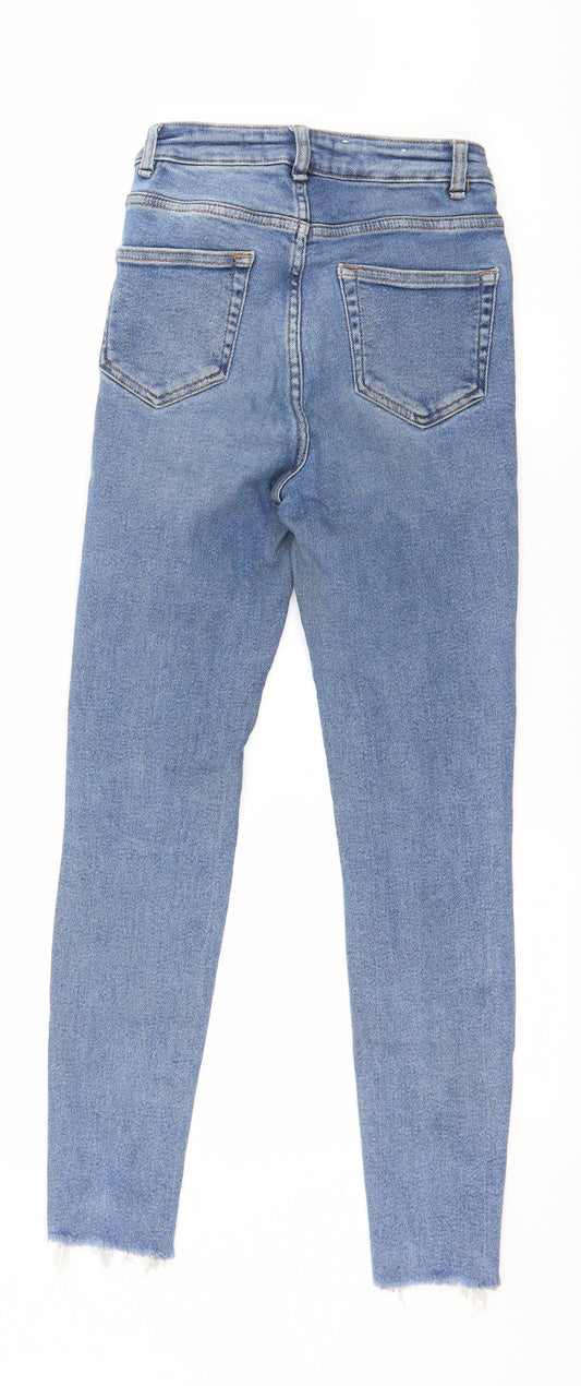New Look Womens Blue  Denim Skinny Jeans Size 6 L26 in