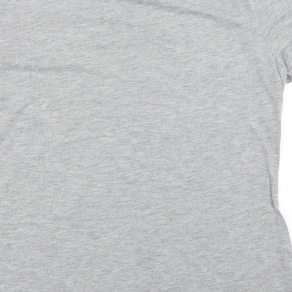 MissLook Womens Grey Basic T-Shirt Size S