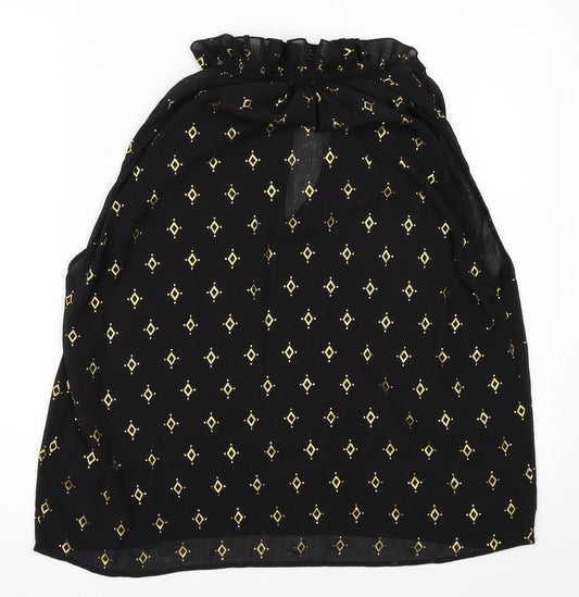 Womens UK Size 40 H&M Black Basic Blouse