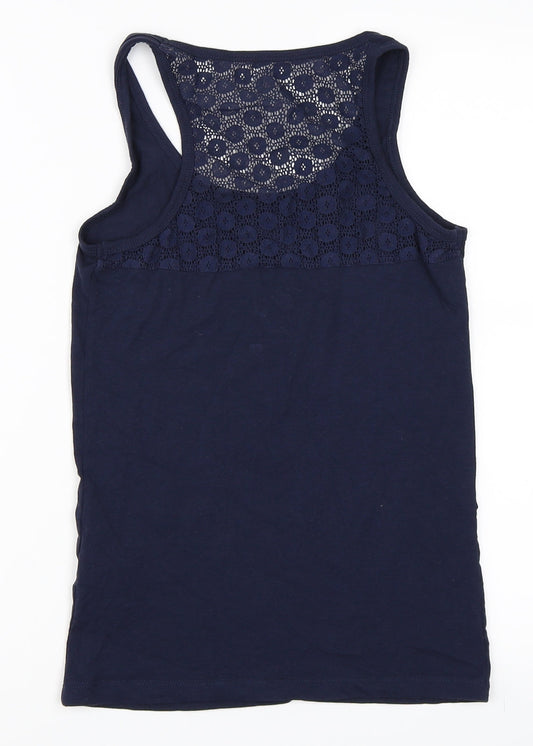 Primark Womens Blue Basic Tank Size M