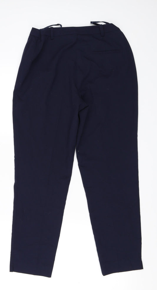 New Look Womens Blue Trousers Size 8 L26 in