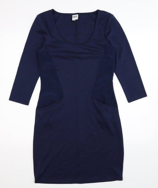 Vero Moda Womens Blue Bodycon Size M