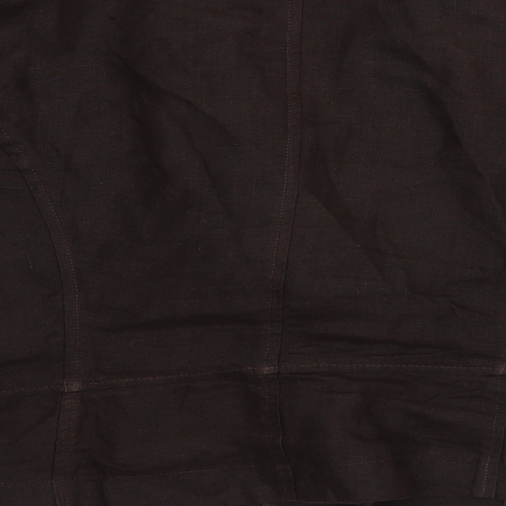 Womens UK Size 14 Peruna Brown Overcoat