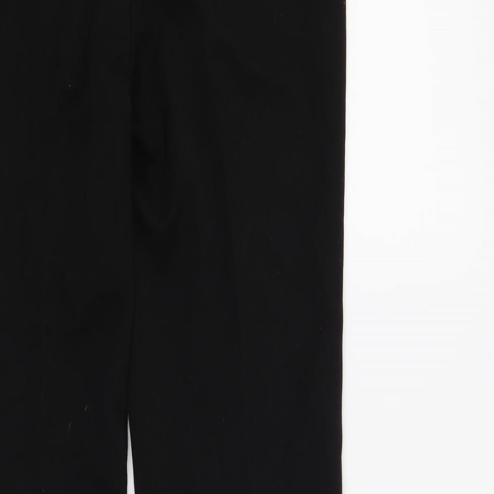 Womens UK Size 6 F&F Regular Fit Black Trousers