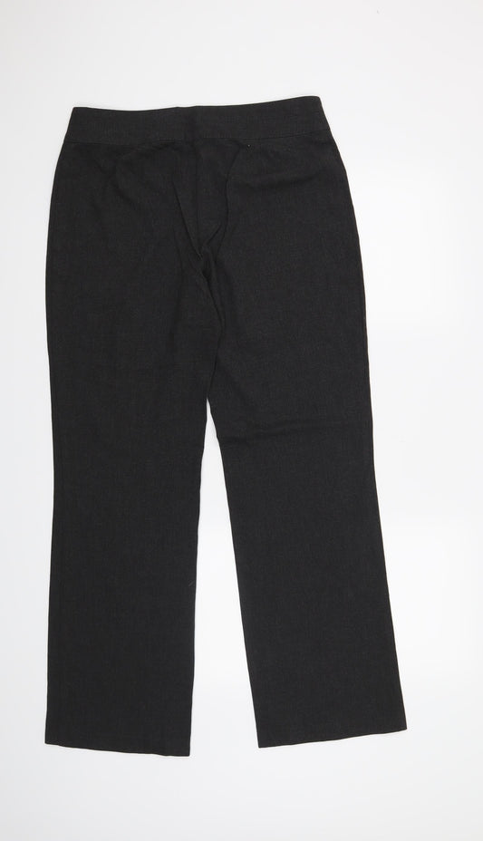 Womens UK Size 12 Marks and Spencer Regular Fit Grey Trousers