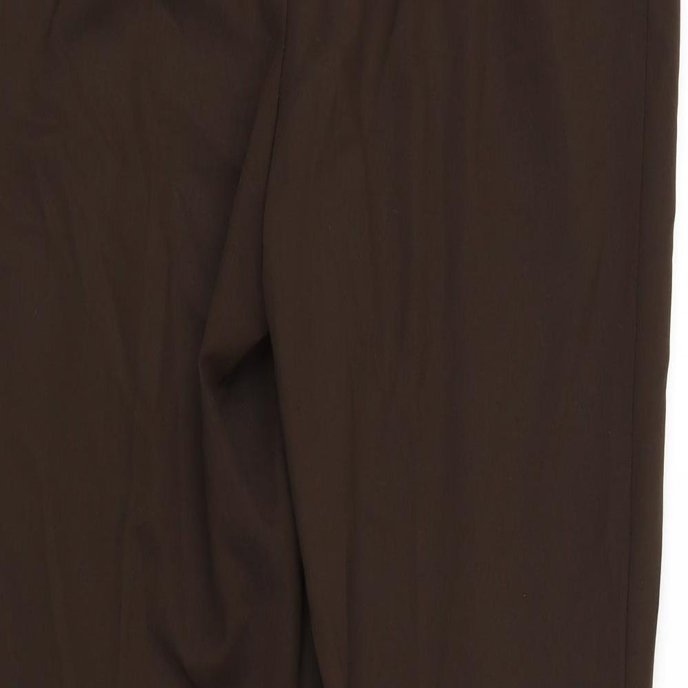 Womens UK Size 35 in Basler Regular Fit Brown Trousers