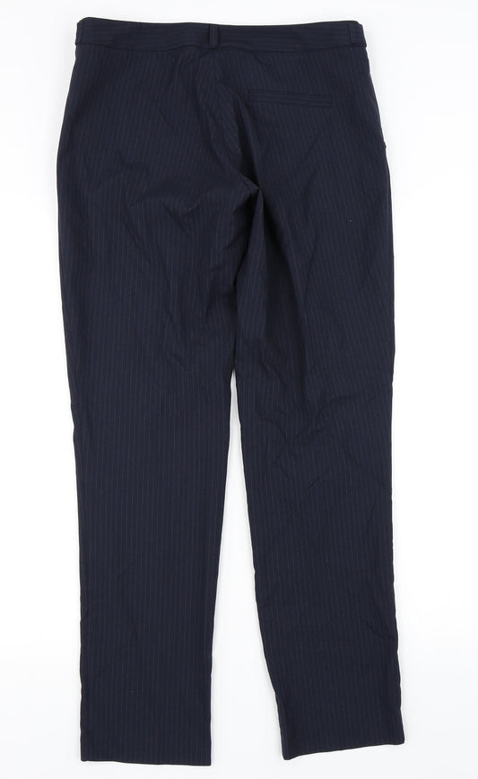 Womens UK Size 10 River Island Regular Fit Blue Trousers